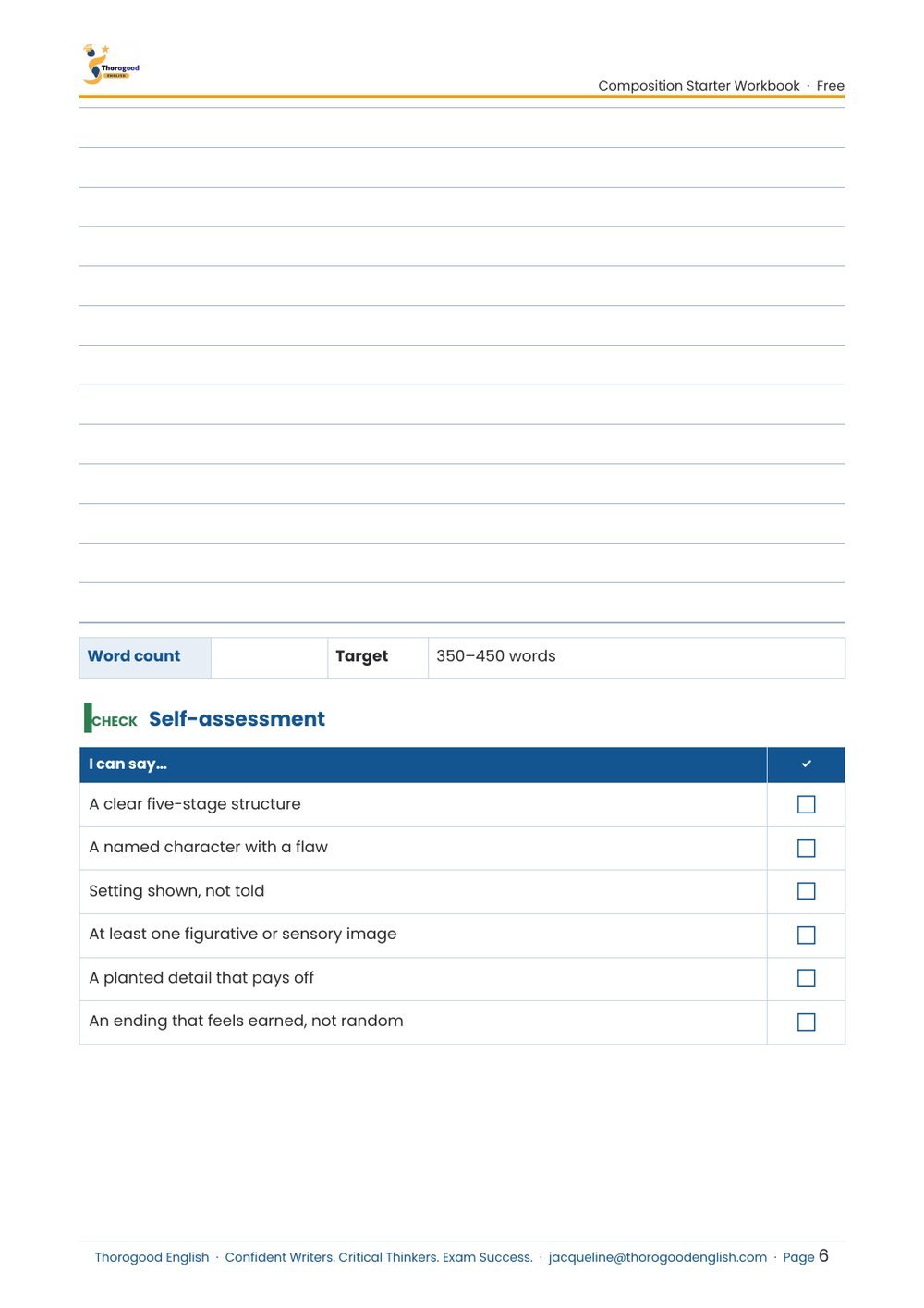 Narrative Writing — Paper 2 for IGCSE First Language English - Image 14