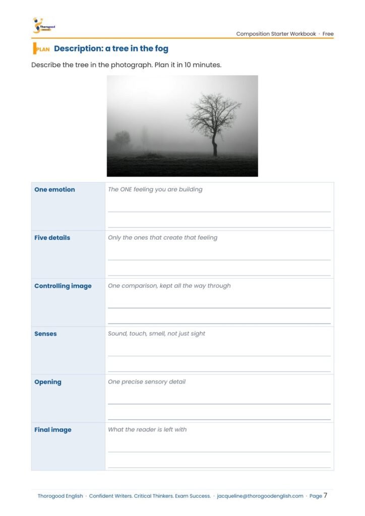 Narrative Writing — Paper 2 for IGCSE First Language English
