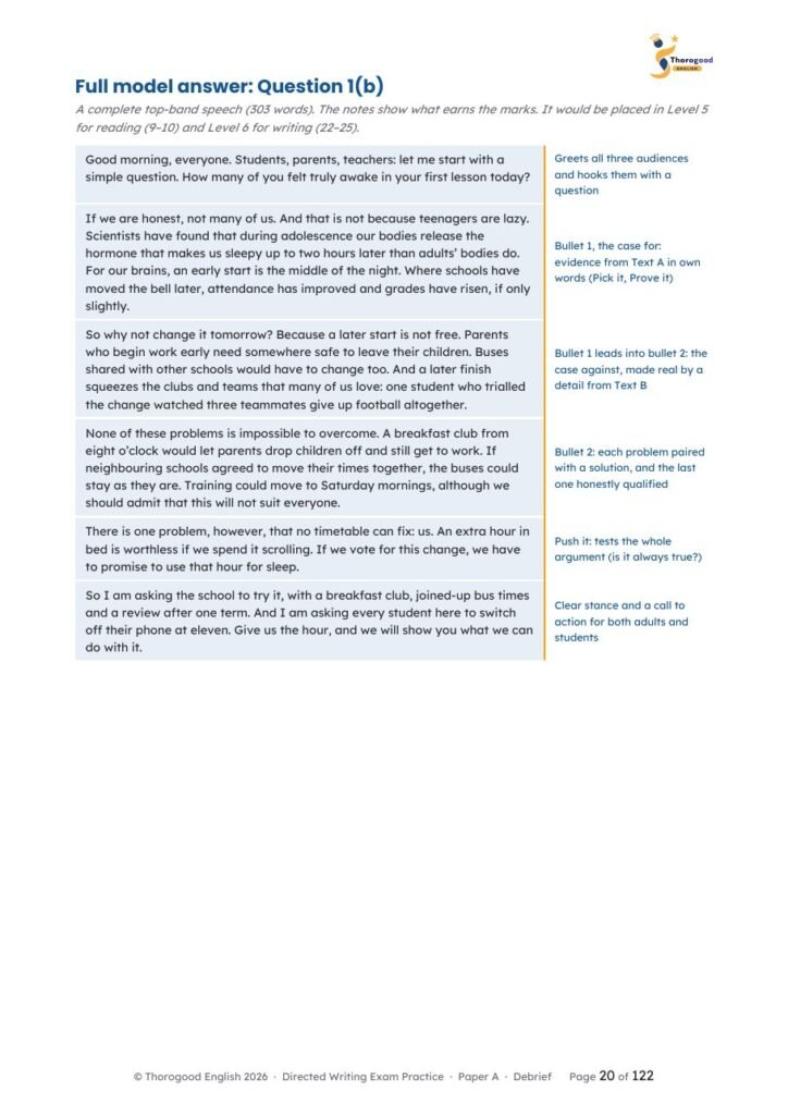 Directed Writing Exam Practice: Six Full Papers — Paper 2 Section A — IGCSE First Language English