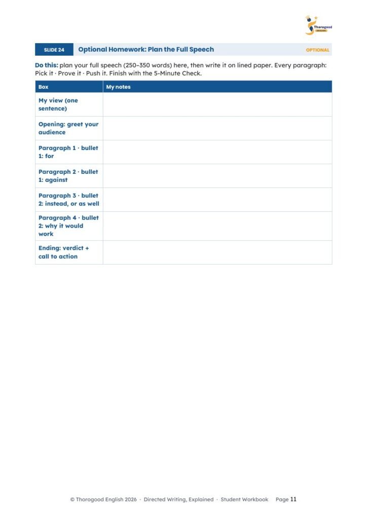 Directed Writing: The Price of a Grade — Paper 2 for IGCSE First Language English