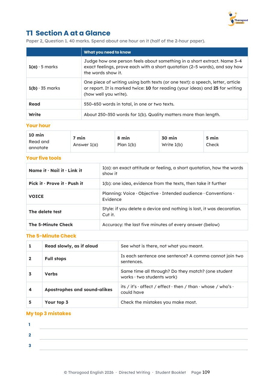 Directed Writing: Full Unit — Paper 2 Section A — IGCSE First Language English - Image 18