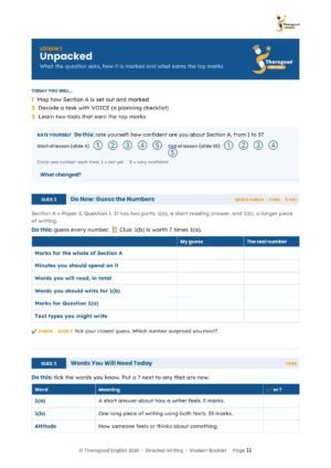 Directed Writing: Full Unit — Paper 2 Section A — IGCSE First Language English - Image 15