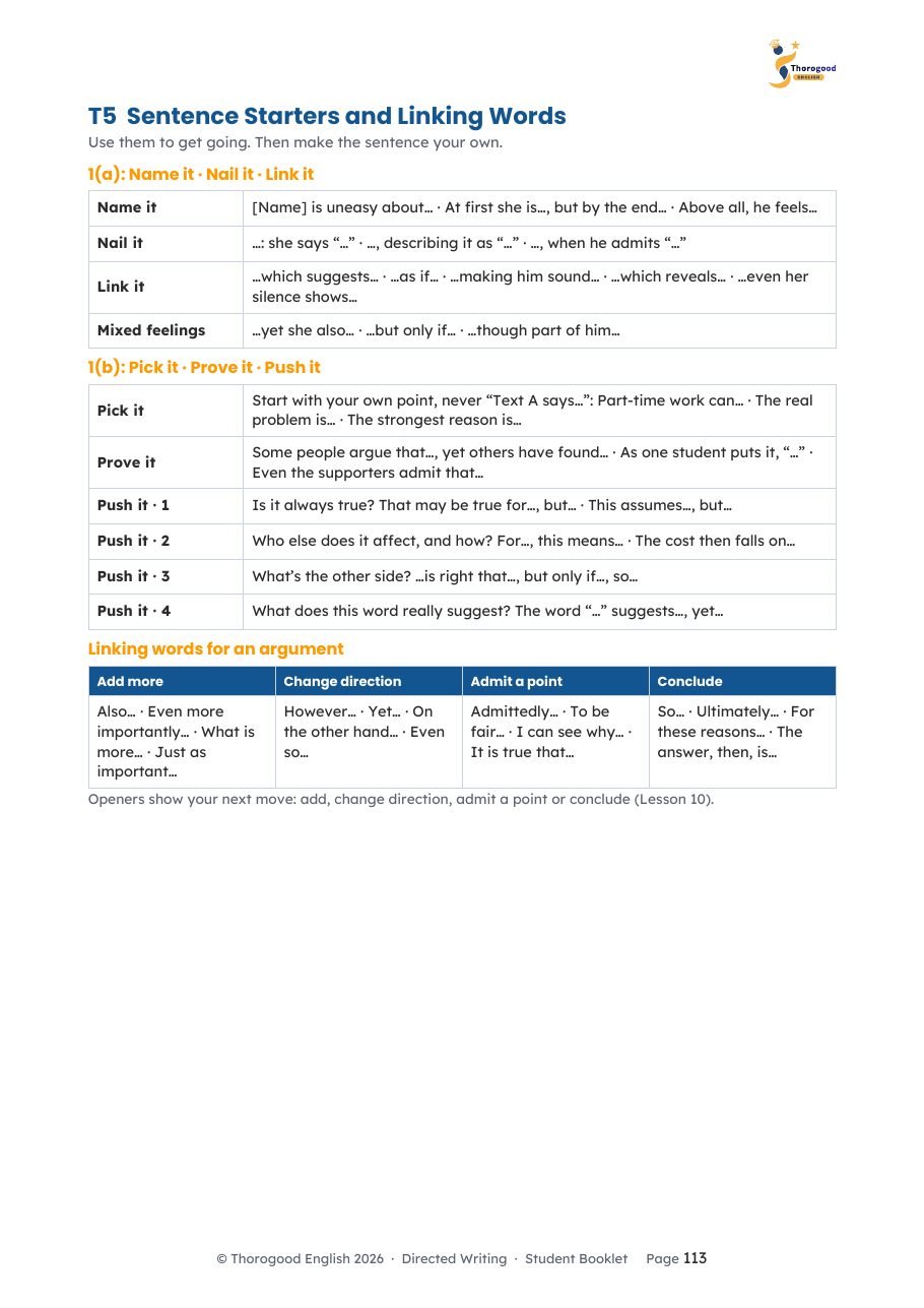 Directed Writing: Full Unit — Paper 2 Section A — IGCSE First Language English - Image 19