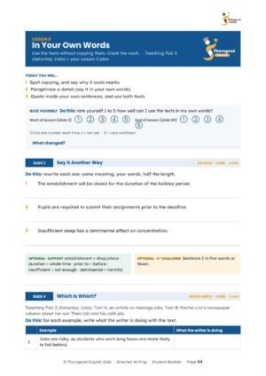 Directed Writing: Full Unit — Paper 2 Section A — IGCSE First Language English - Image 16