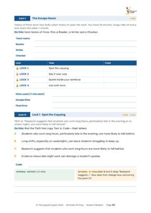 Directed Writing: Full Unit — Paper 2 Section A — IGCSE First Language English - Image 17