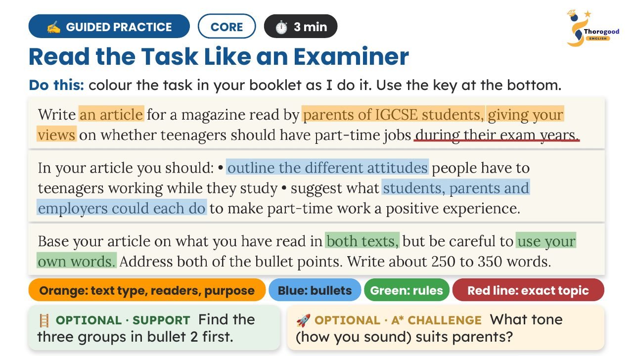 Directed Writing: Full Unit — Paper 2 Section A — IGCSE First Language English - Image 6