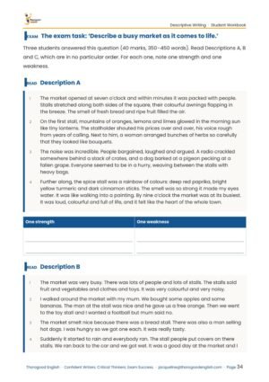 Painting with Words: Descriptive Writing Full Unit — Paper 2 — IGCSE First Language English - Image 19