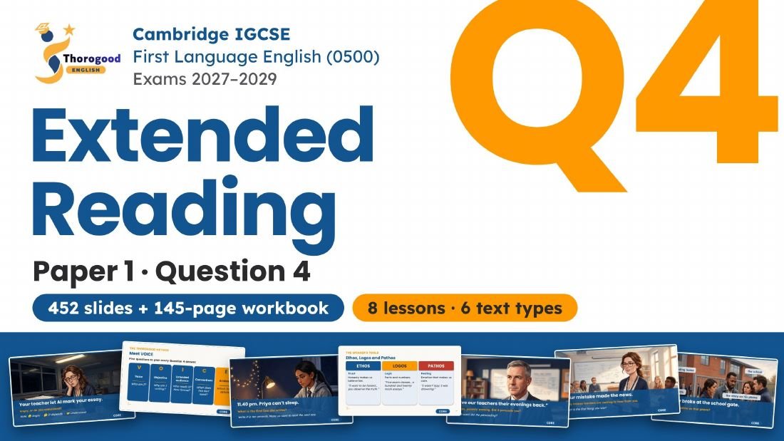 Q4 Extended Reading unit slide preview