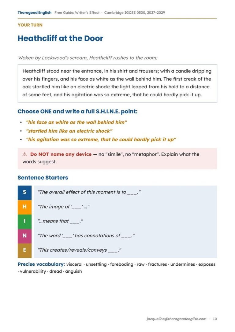 Writer’s Effect booklet page preview 8