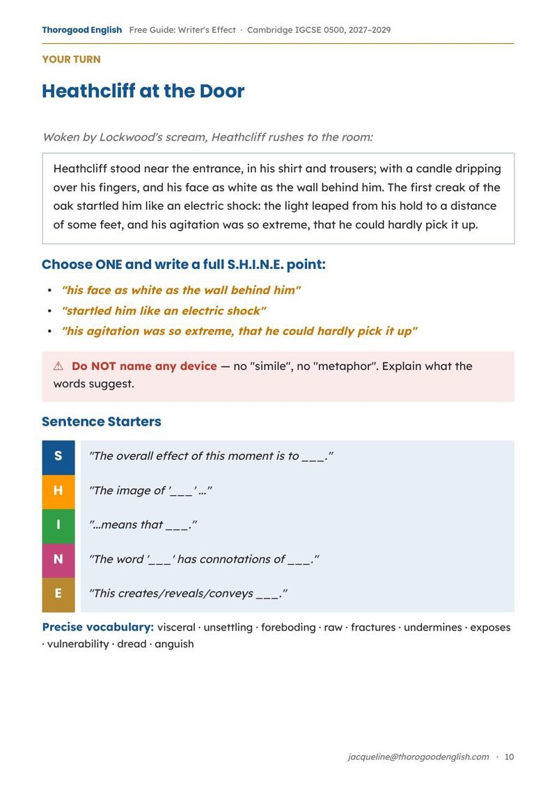 Writer’s Effect — Paper 1 for IGCSE First Language English - Image 19