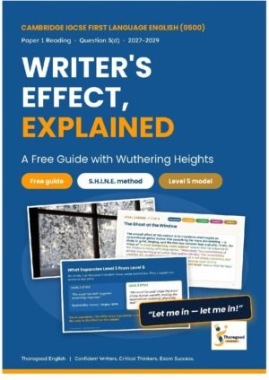 Writer’s Effect — Paper 1 for IGCSE First Language English - Image 2