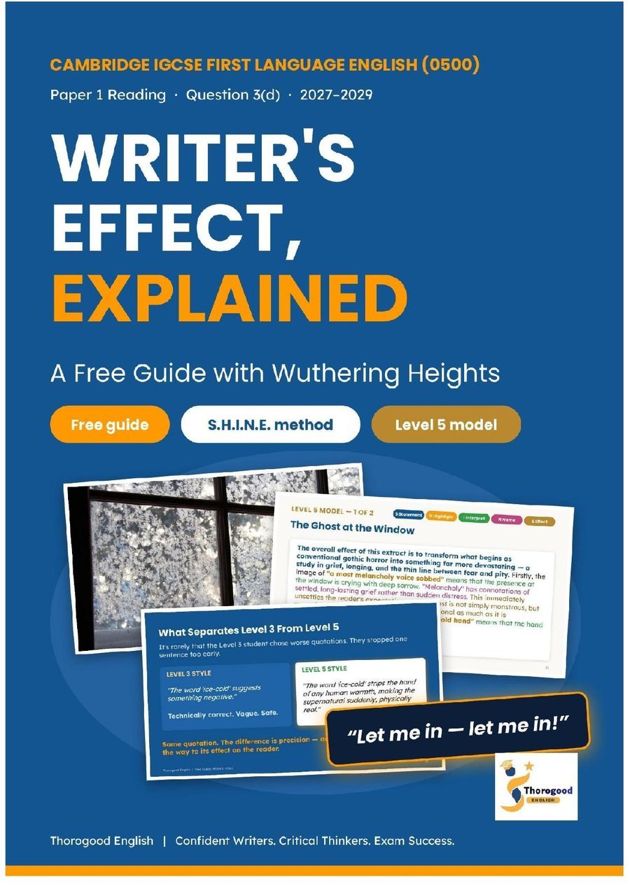 Writer’s Effect — Paper 1 for IGCSE First Language English - Image 2