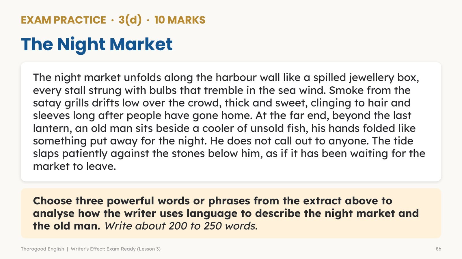 Writer’s Effect, Mastered: Full Unit — Paper 1 Question 3(d) — IGCSE First Language English - Image 10