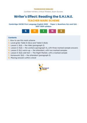 Writer’s Effect, Mastered: Full Unit — Paper 1 Question 3(d) — IGCSE First Language English - Image 20