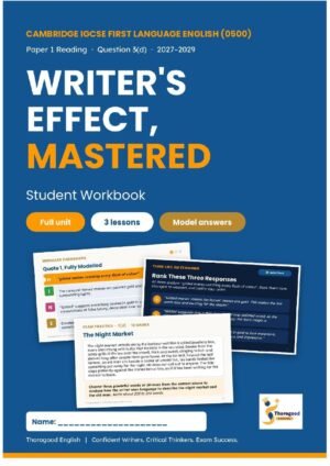 Writer’s Effect, Mastered: Full Unit — Paper 1 Question 3(d) — IGCSE First Language English - Image 11