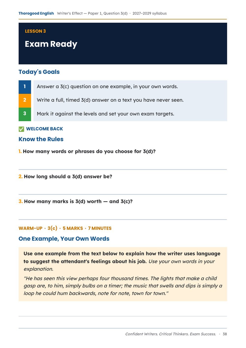 Writer’s Effect, Mastered: Full Unit — Paper 1 Question 3(d) — IGCSE First Language English - Image 17