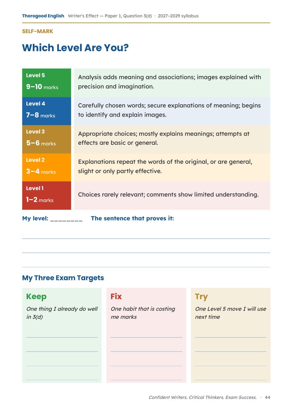 Writer’s Effect, Mastered: Full Unit — Paper 1 Question 3(d) — IGCSE First Language English - Image 18