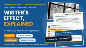 Writer’s Effect — Paper 1 for IGCSE First Language English - Image 3